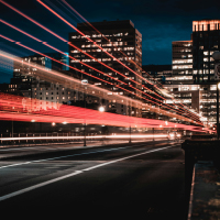 Long exposure photography of road and cars in a city. Photo by Marc-Olivier Jodoin on Unsplash