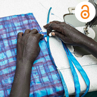 Sewing at the Wawoto Kacel Workshop in Uganda. Photo by Ugandan Crafts on Unsplash / Chris Lutanga & ITC